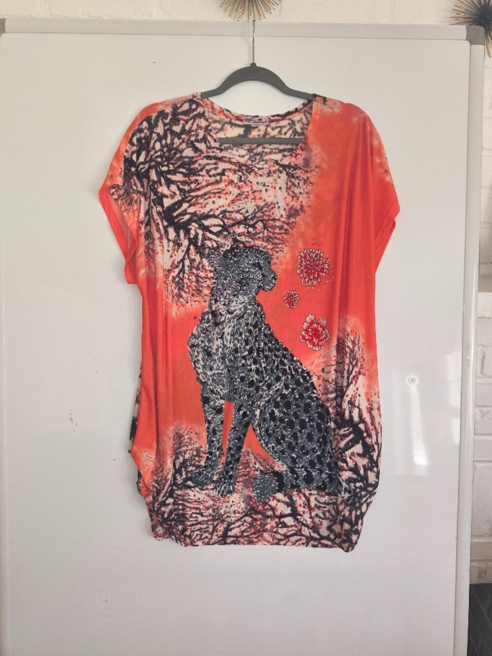 Blossom by P Shirt with Leopard Silhouette